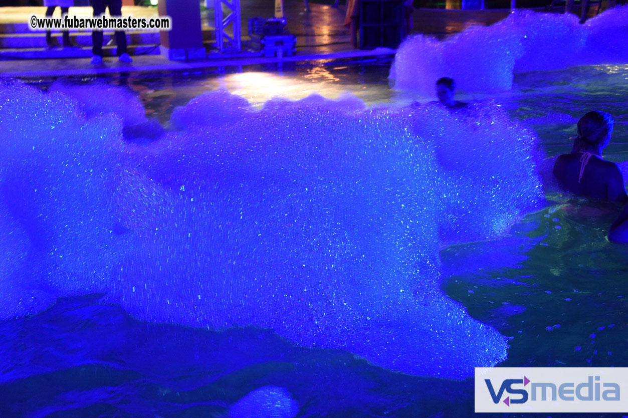 Black Light Pool Party