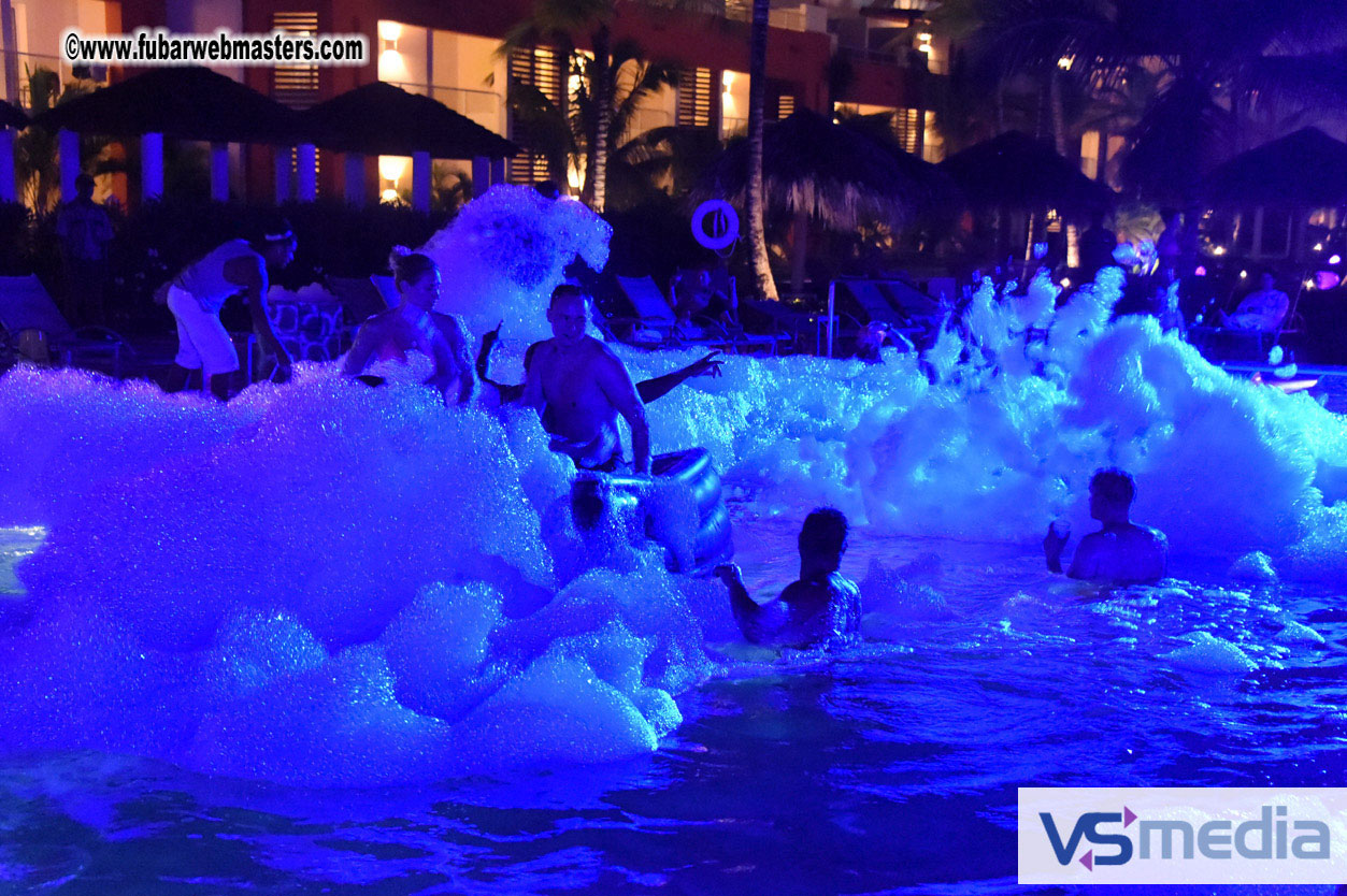 Black Light Pool Party