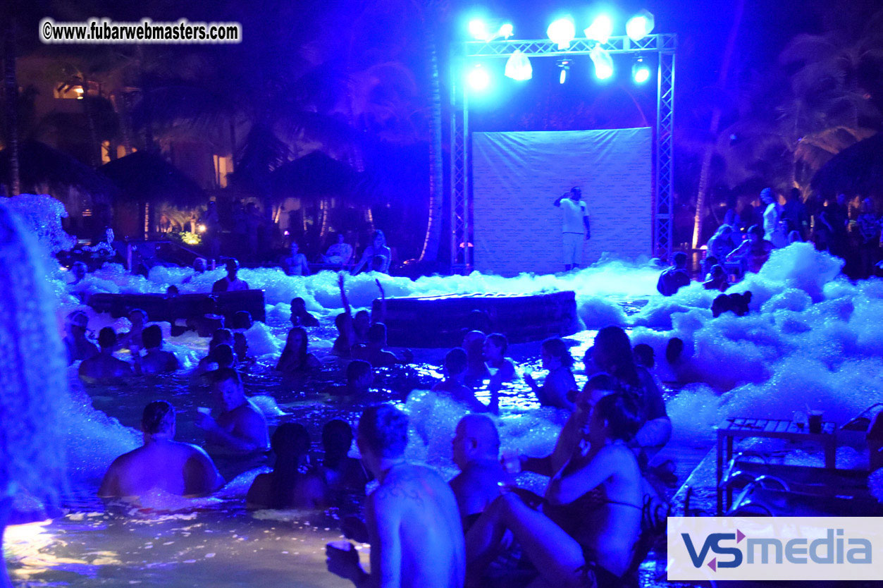 Black Light Pool Party