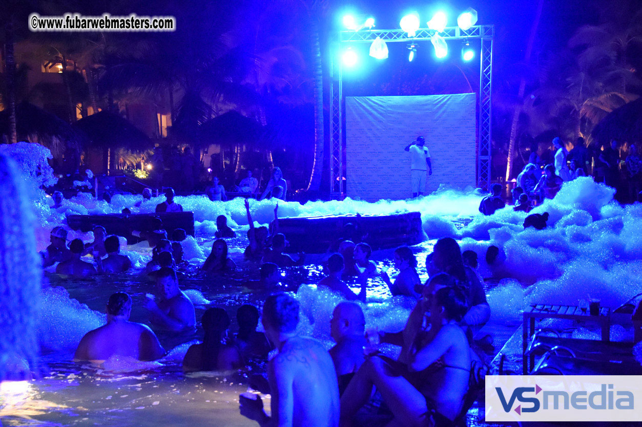 Black Light Pool Party