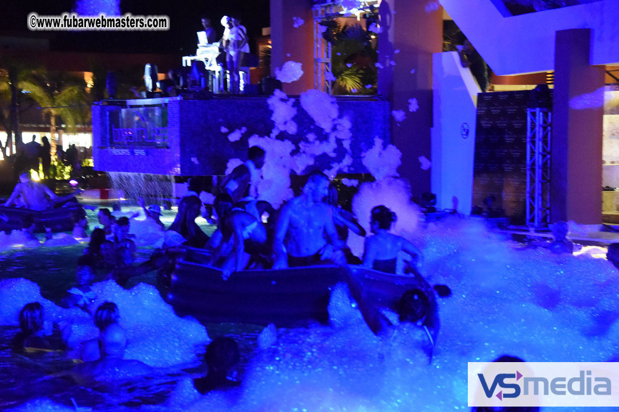 Black Light Pool Party