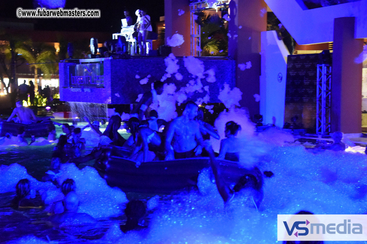 Black Light Pool Party