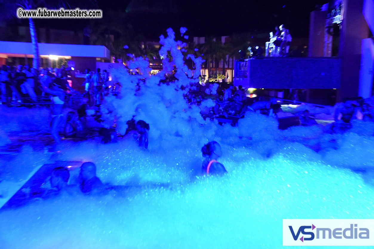 Black Light Pool Party