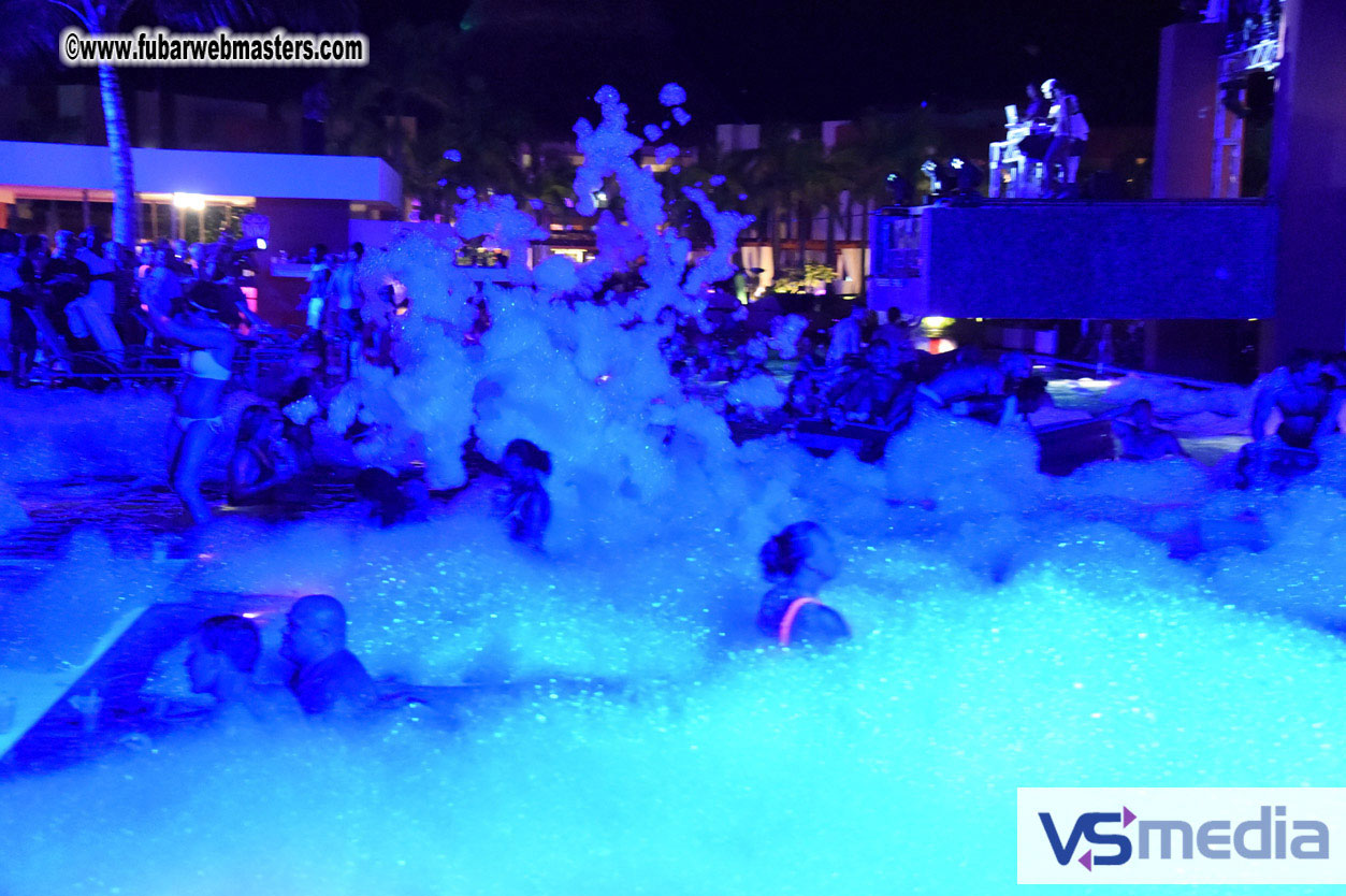 Black Light Pool Party