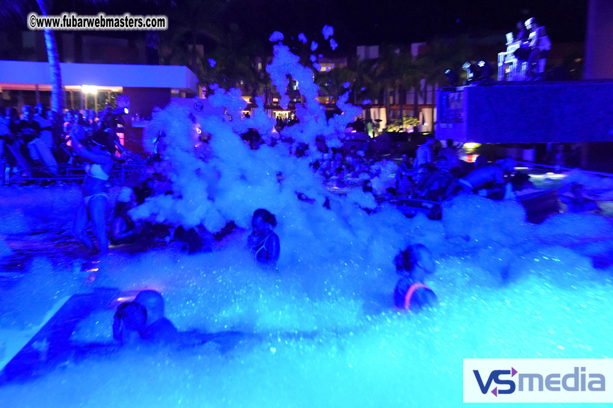 Black Light Pool Party