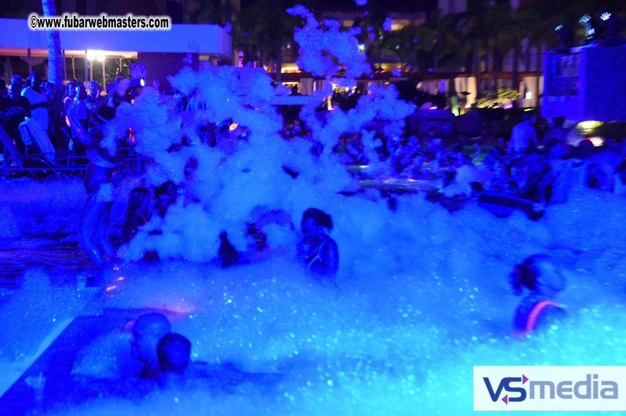 Black Light Pool Party