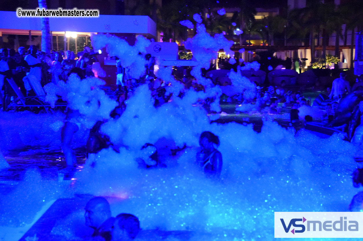 Black Light Pool Party