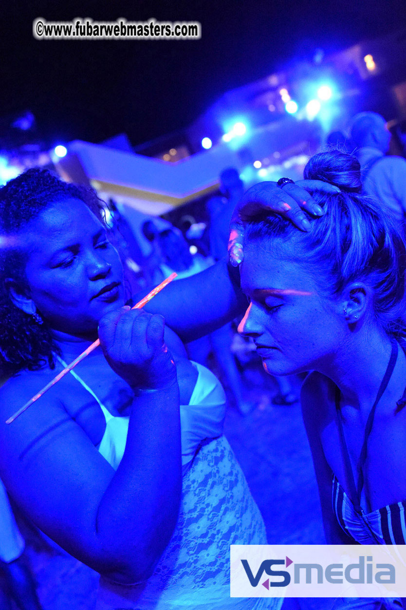 Black Light Pool Party