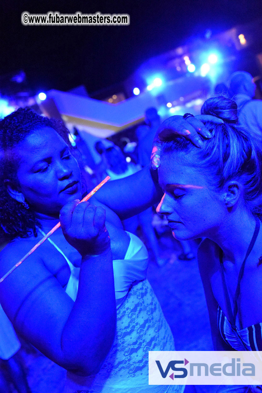 Black Light Pool Party