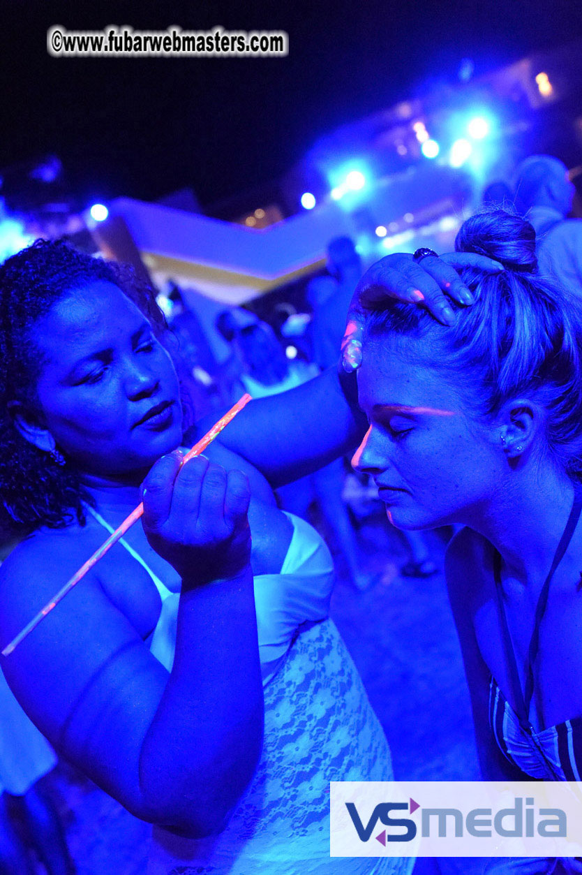 Black Light Pool Party