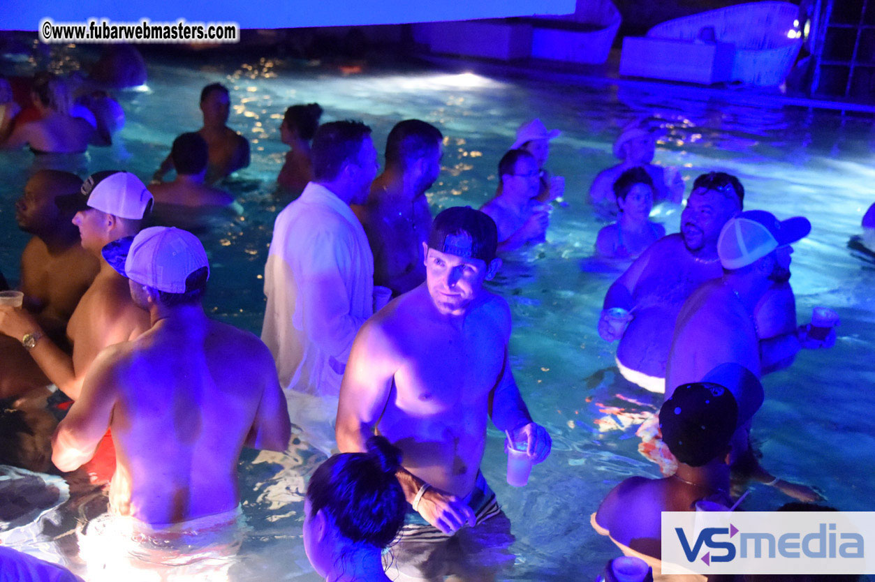 Black Light Pool Party