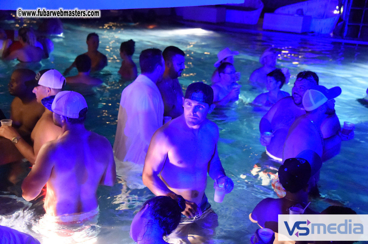 Black Light Pool Party