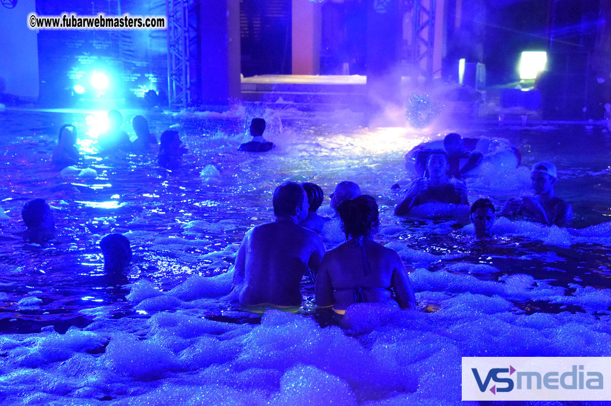 Black Light Pool Party