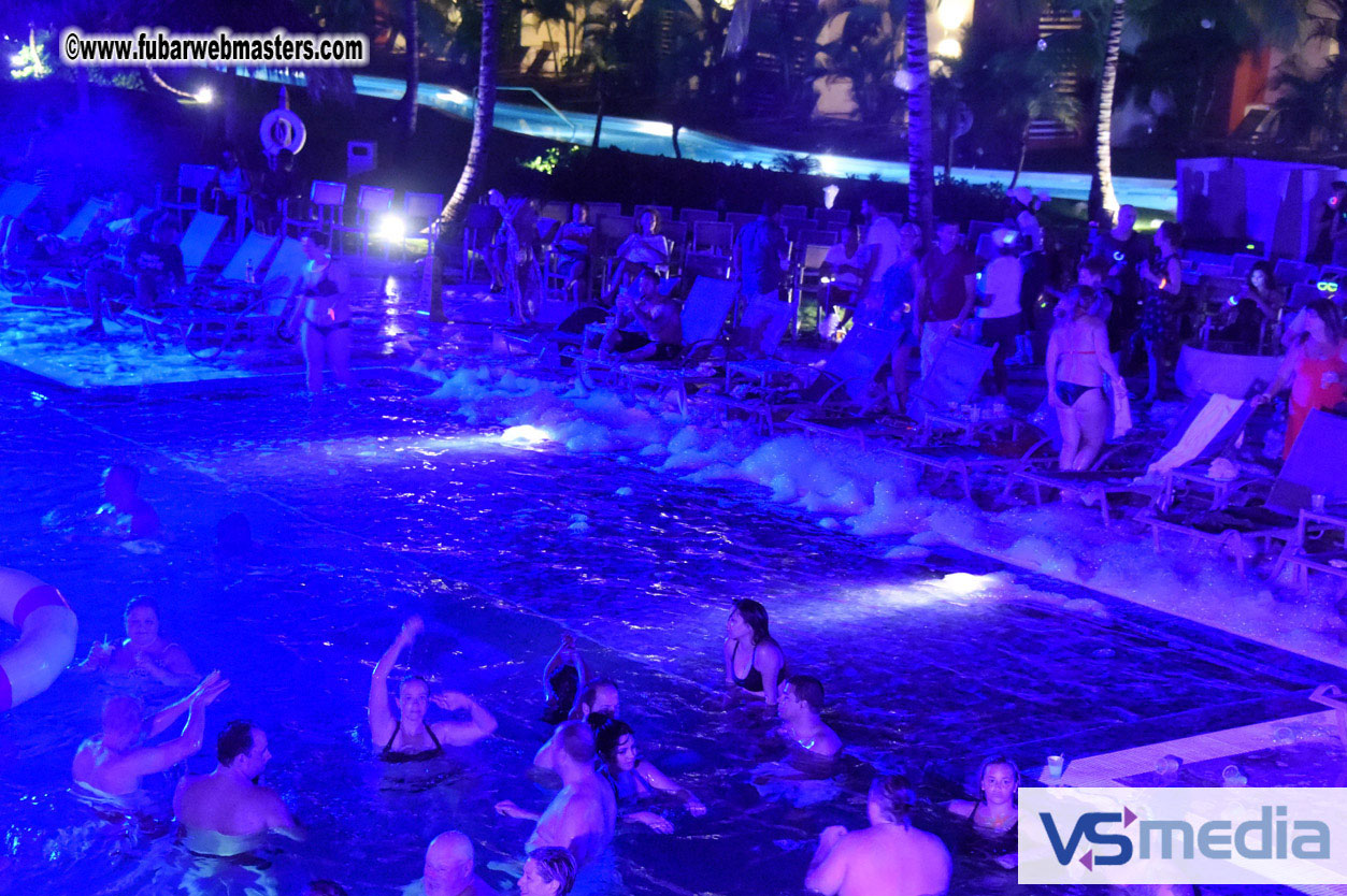 Black Light Pool Party