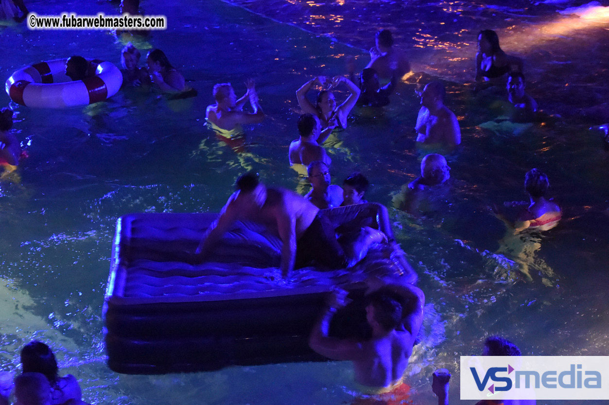 Black Light Pool Party