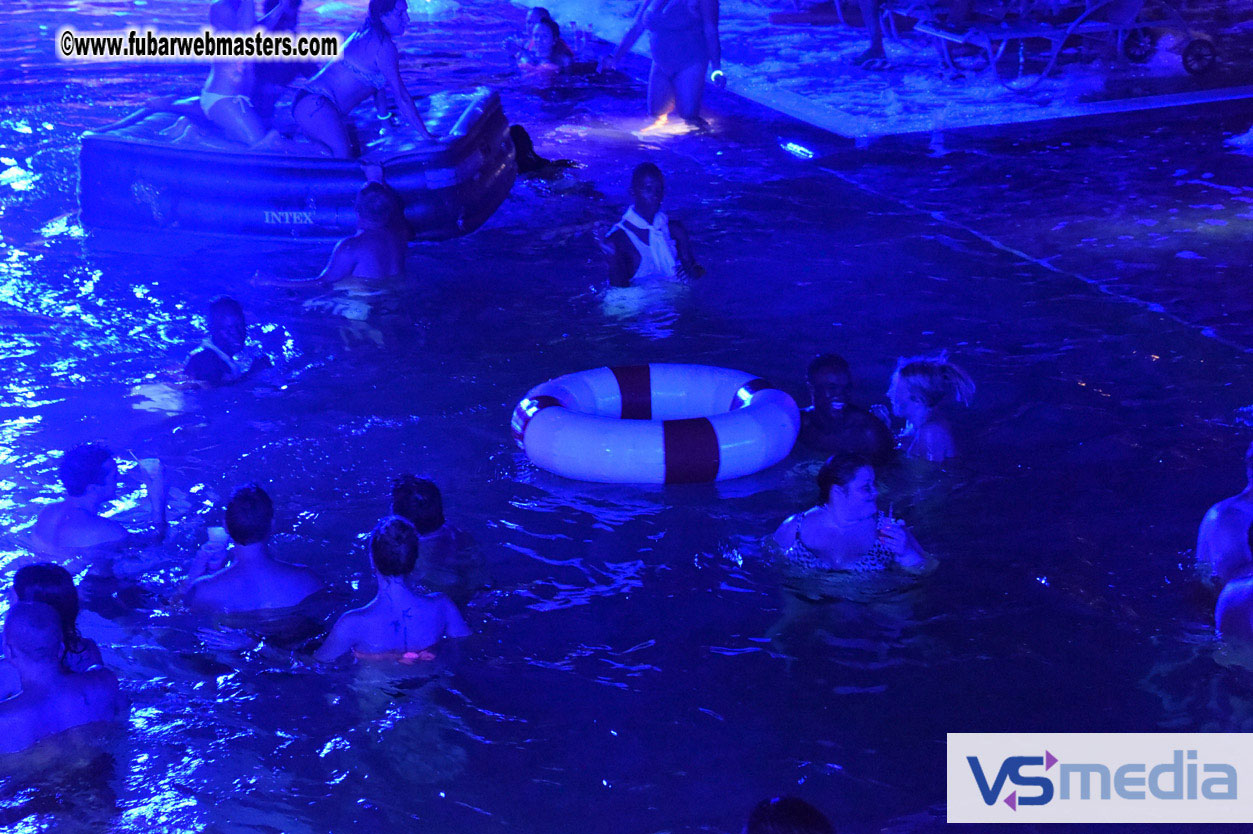 Black Light Pool Party