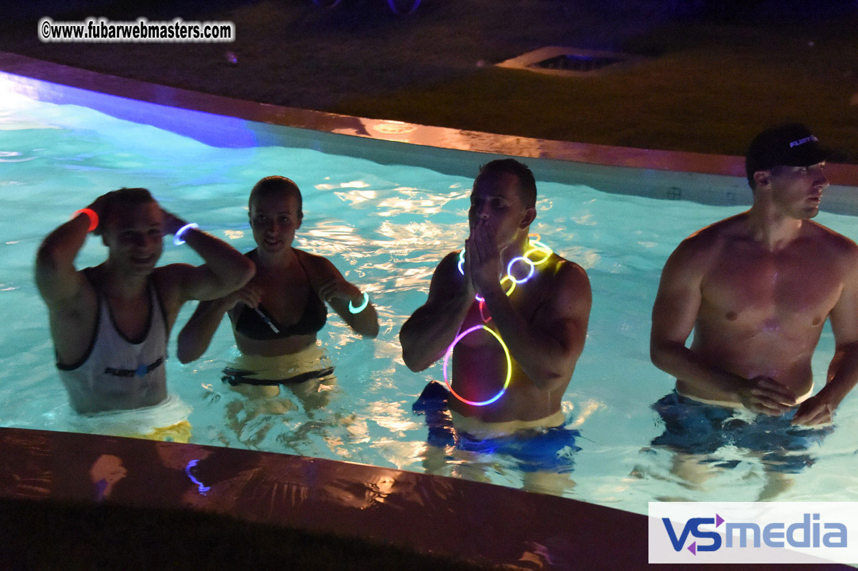 Black Light Pool Party