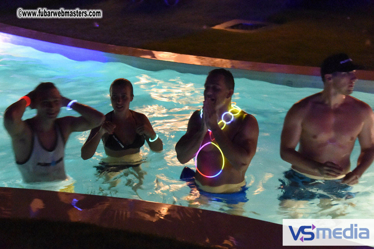 Black Light Pool Party