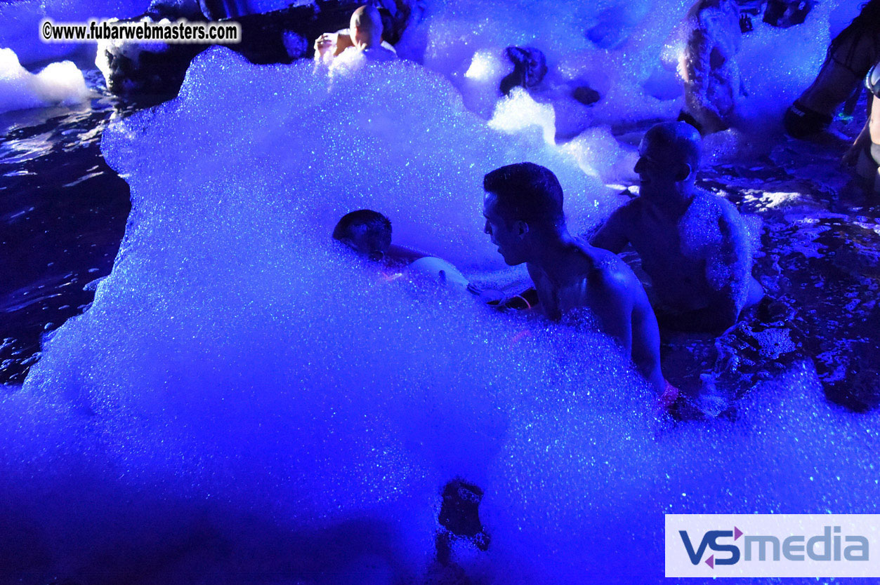 Black Light Pool Party