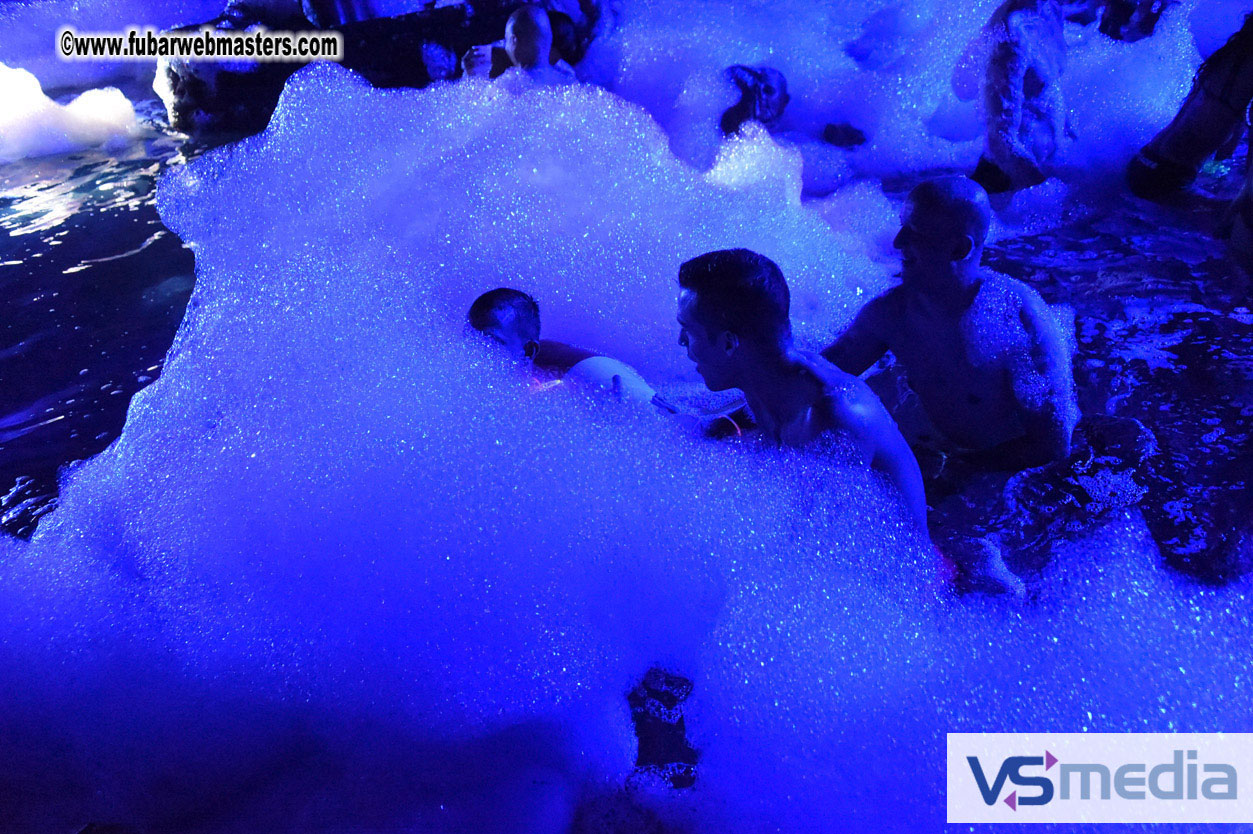 Black Light Pool Party