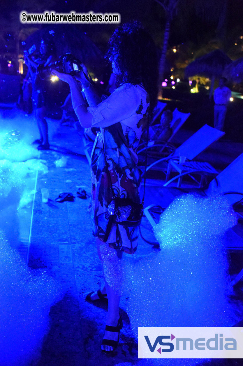 Black Light Pool Party