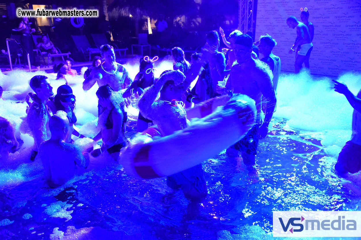 Black Light Pool Party