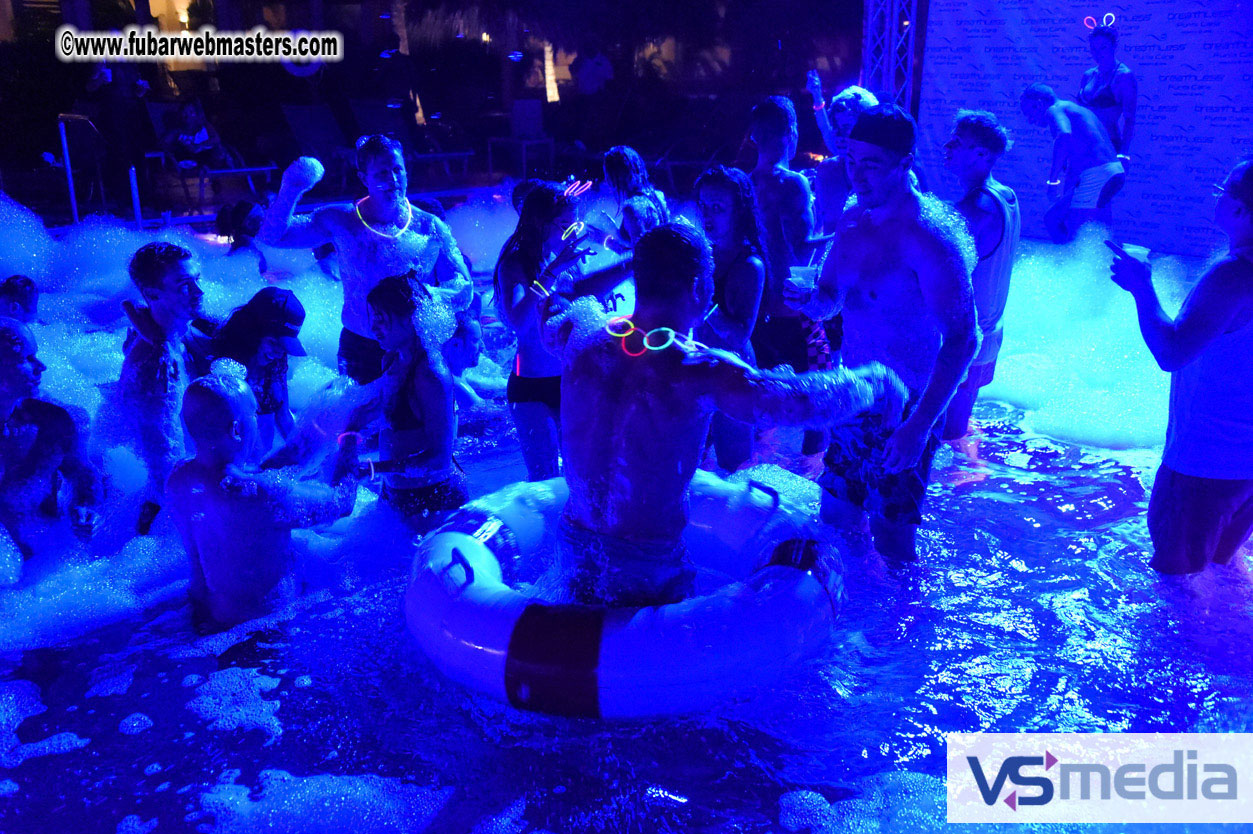 Black Light Pool Party