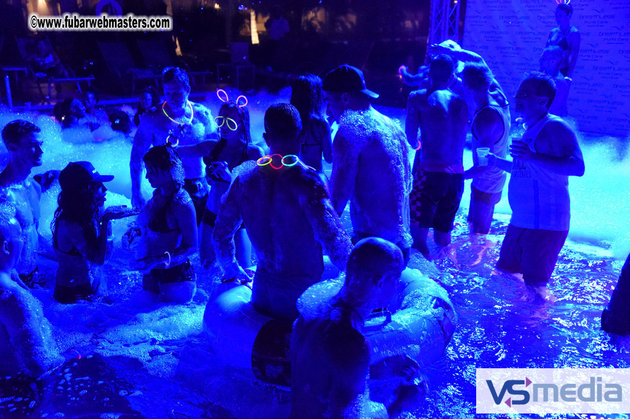 Black Light Pool Party