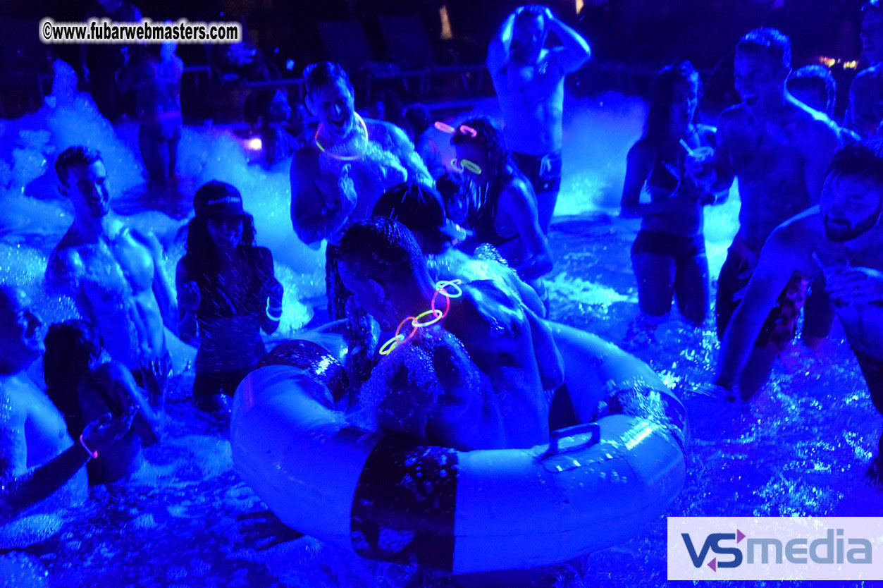 Black Light Pool Party