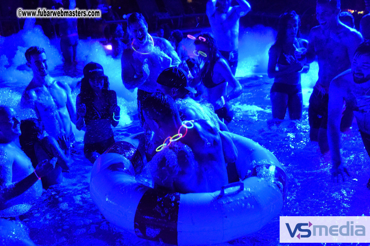 Black Light Pool Party