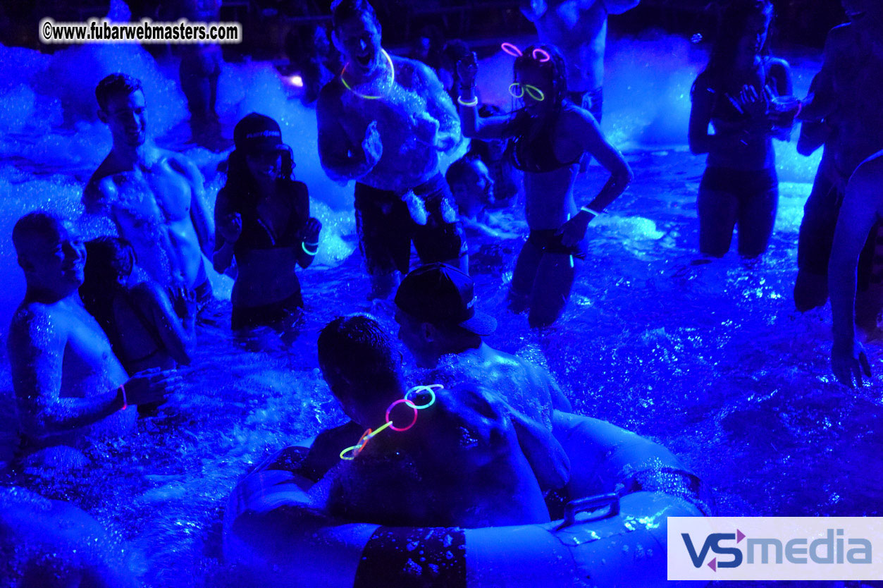 Black Light Pool Party