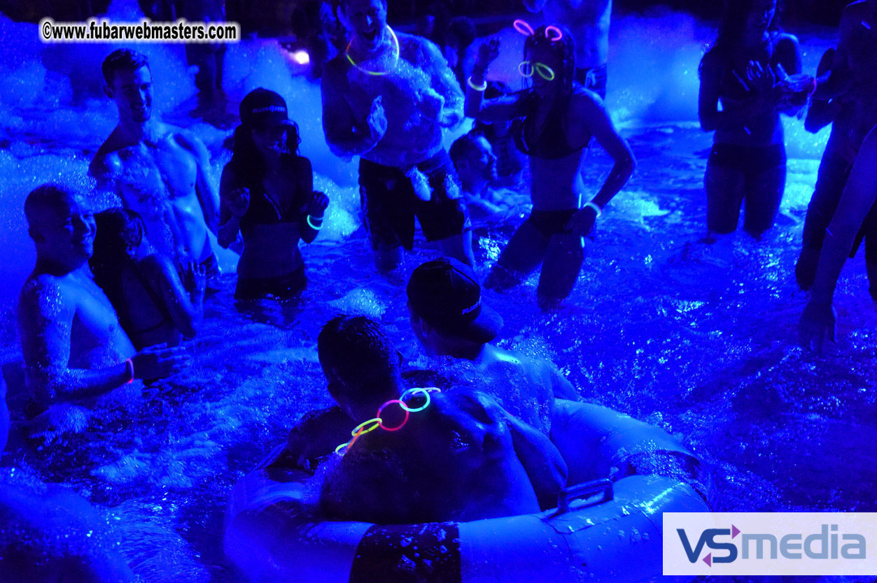 Black Light Pool Party