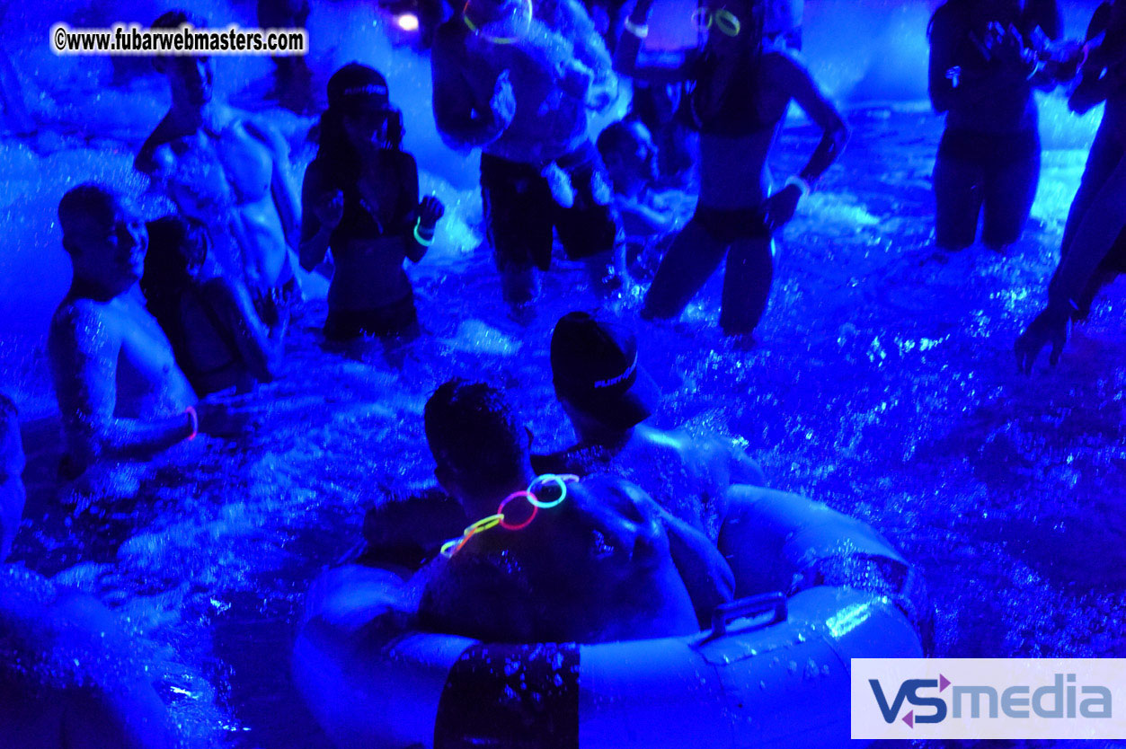 Black Light Pool Party