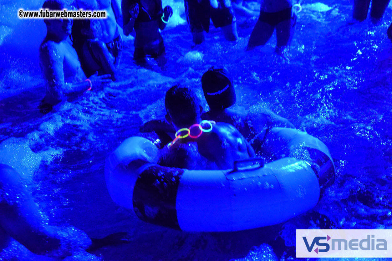 Black Light Pool Party