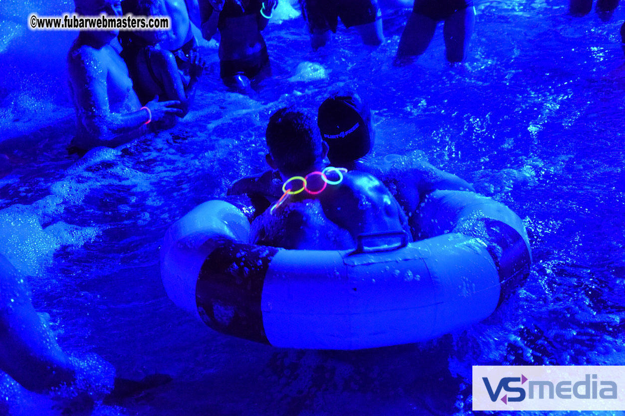 Black Light Pool Party