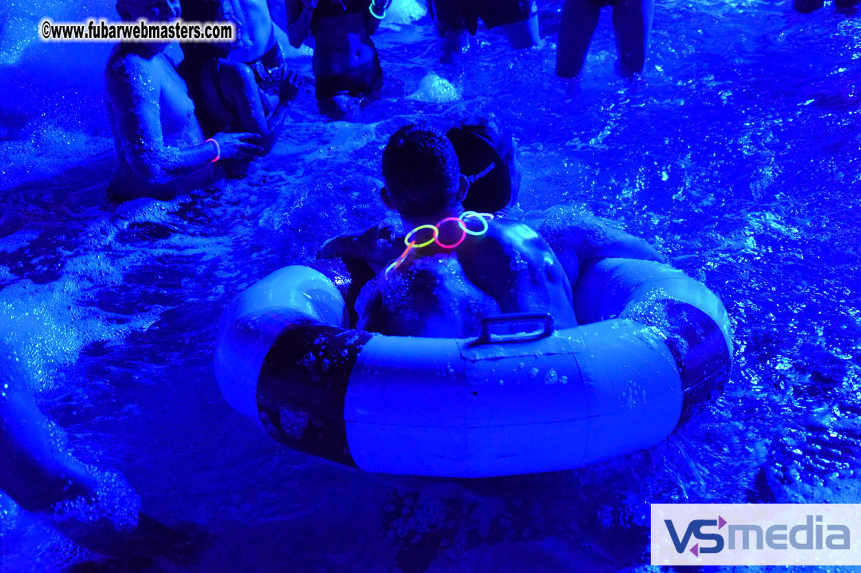 Black Light Pool Party