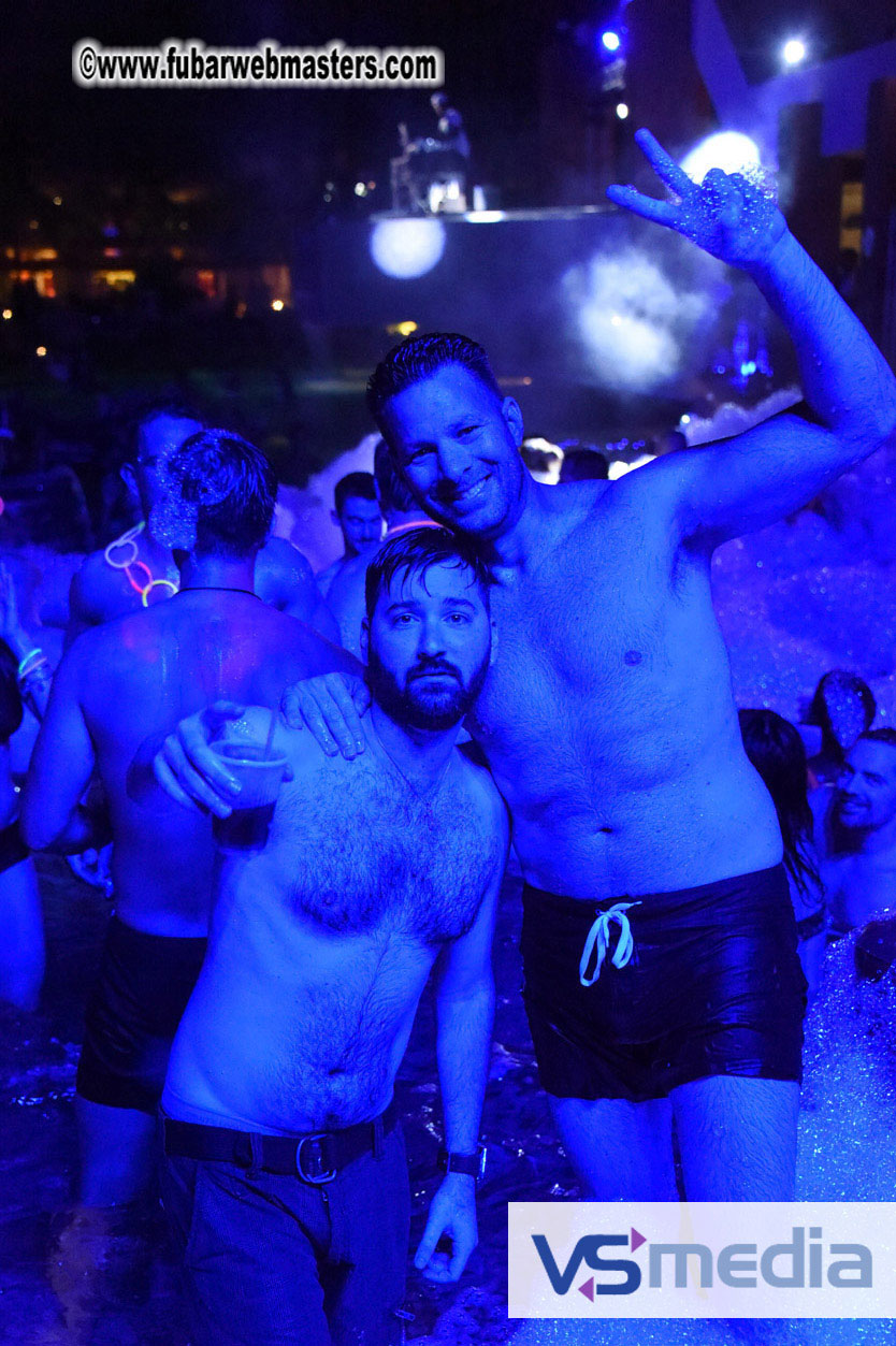 Black Light Pool Party