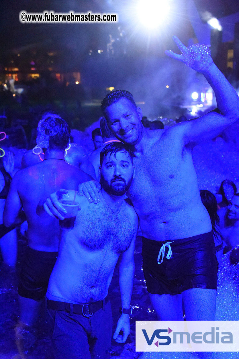 Black Light Pool Party