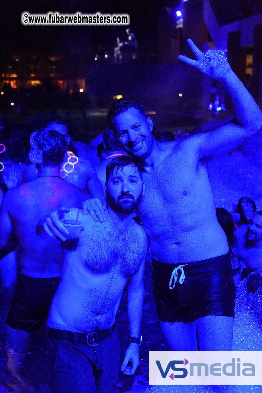 Black Light Pool Party