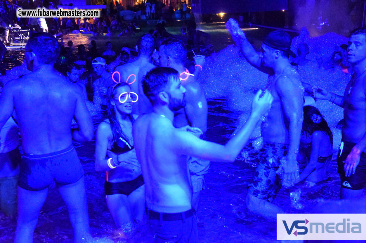 Black Light Pool Party