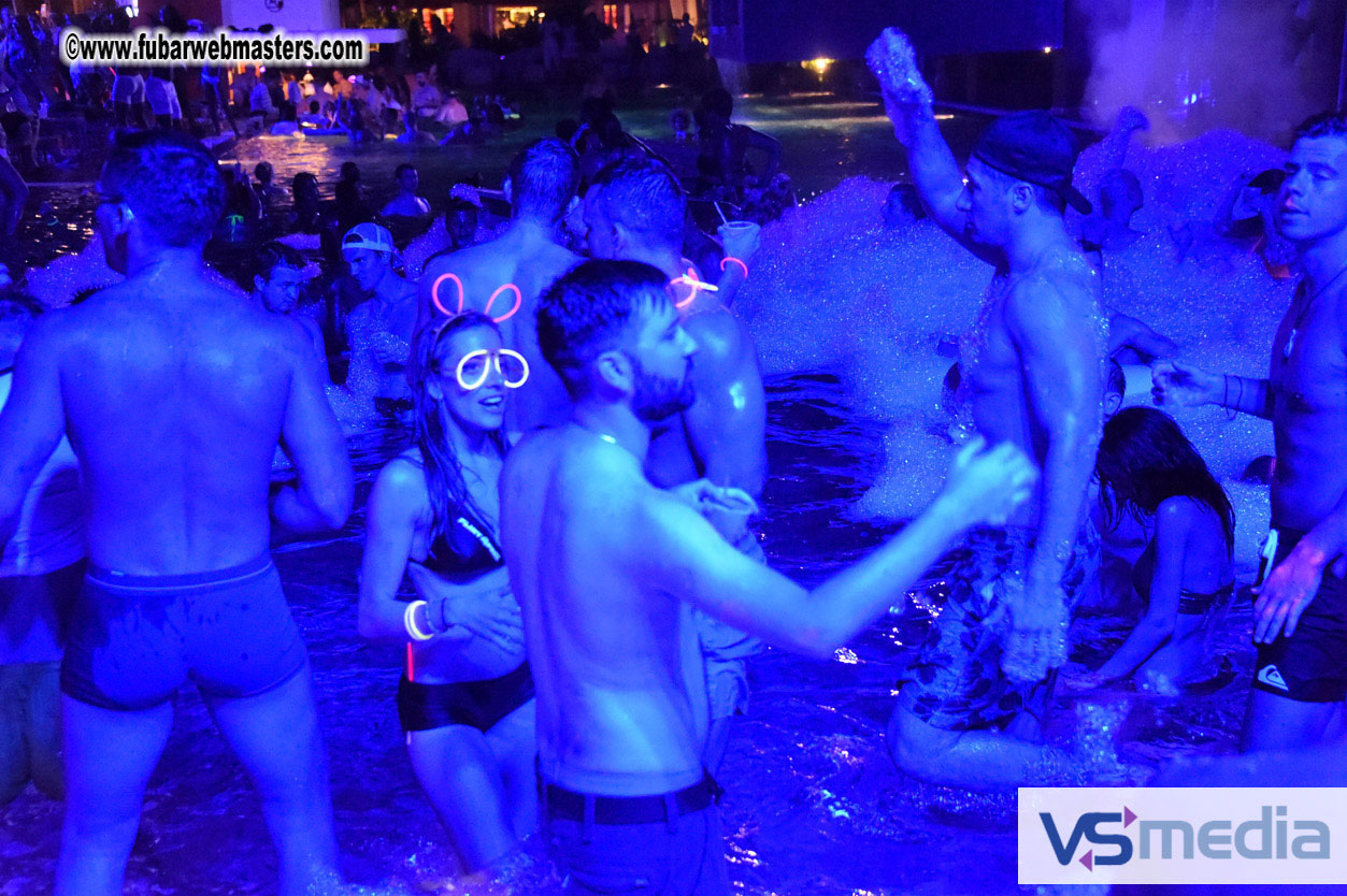 Black Light Pool Party