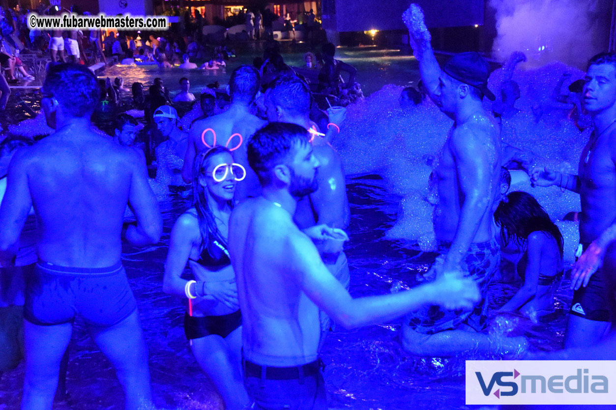 Black Light Pool Party