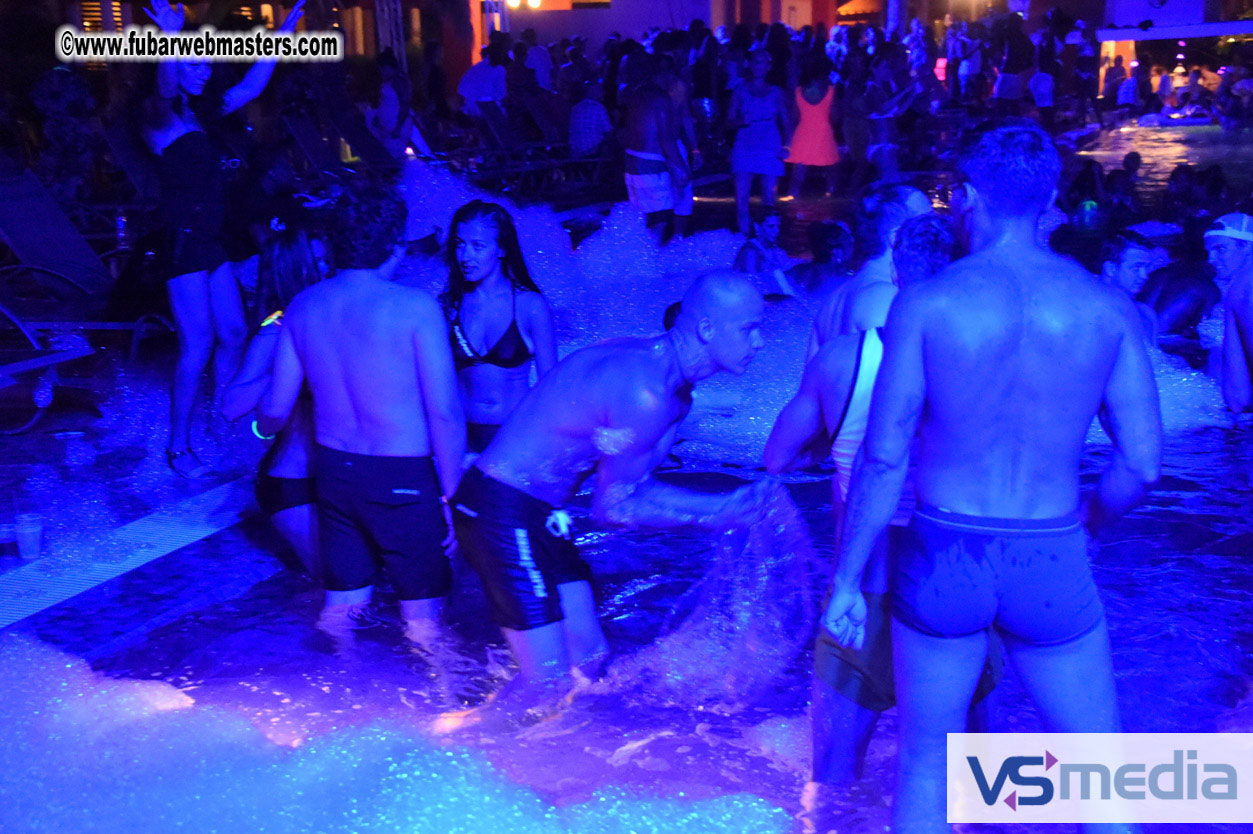 Black Light Pool Party