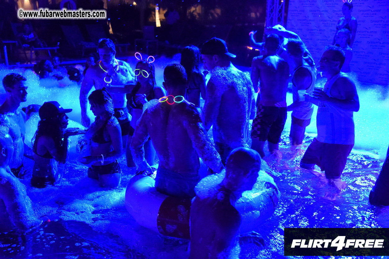 Black Light Pool Party