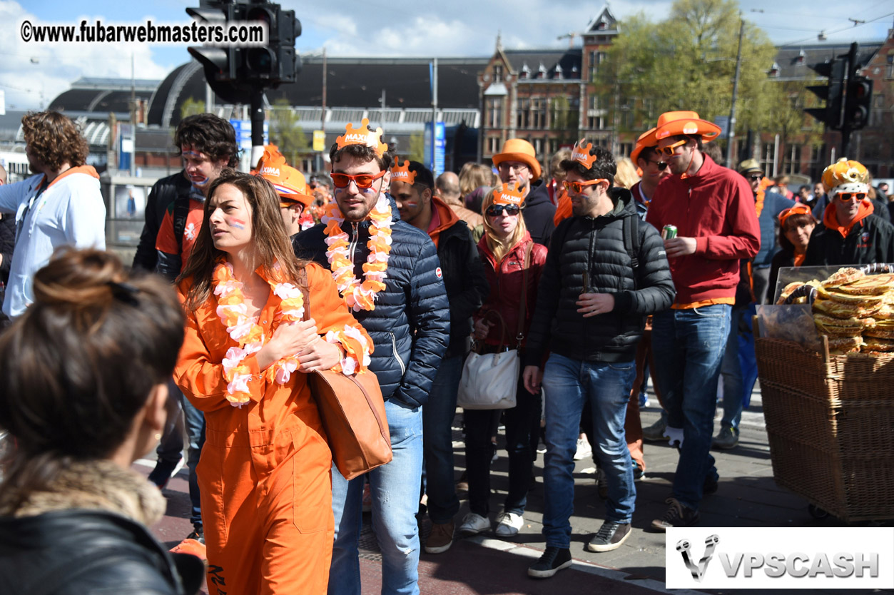 Kings Day in Amsterdam