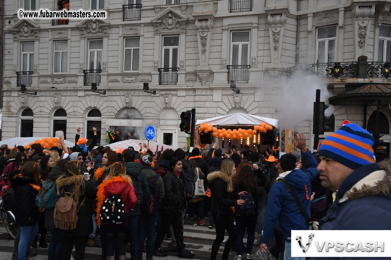 Kings Day in Amsterdam