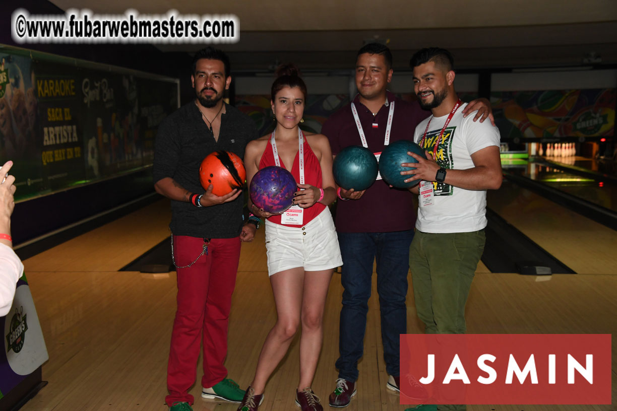 Bowling networking party 