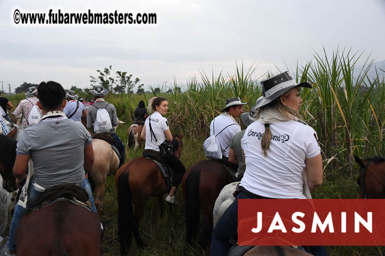 Colunbian Style Horseback Riding Tour