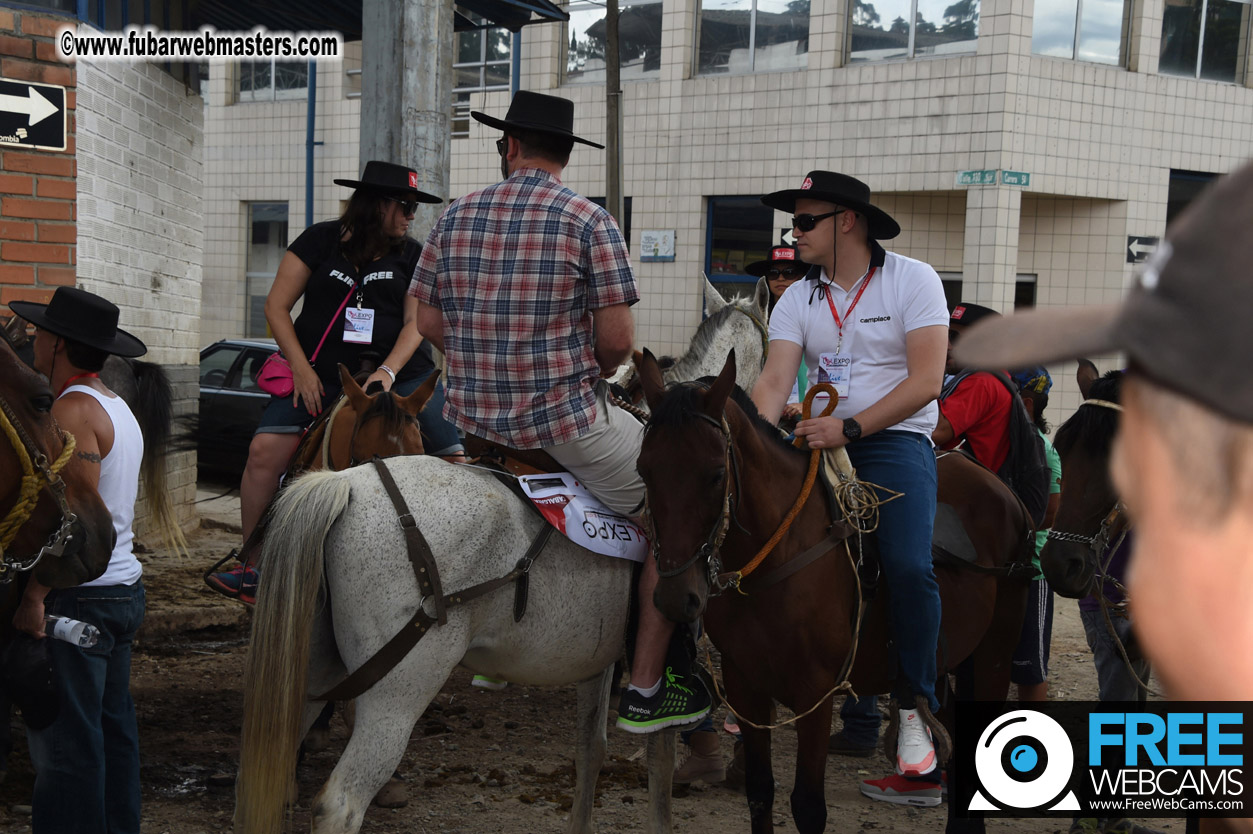 Horseback Riding Colombian style tour