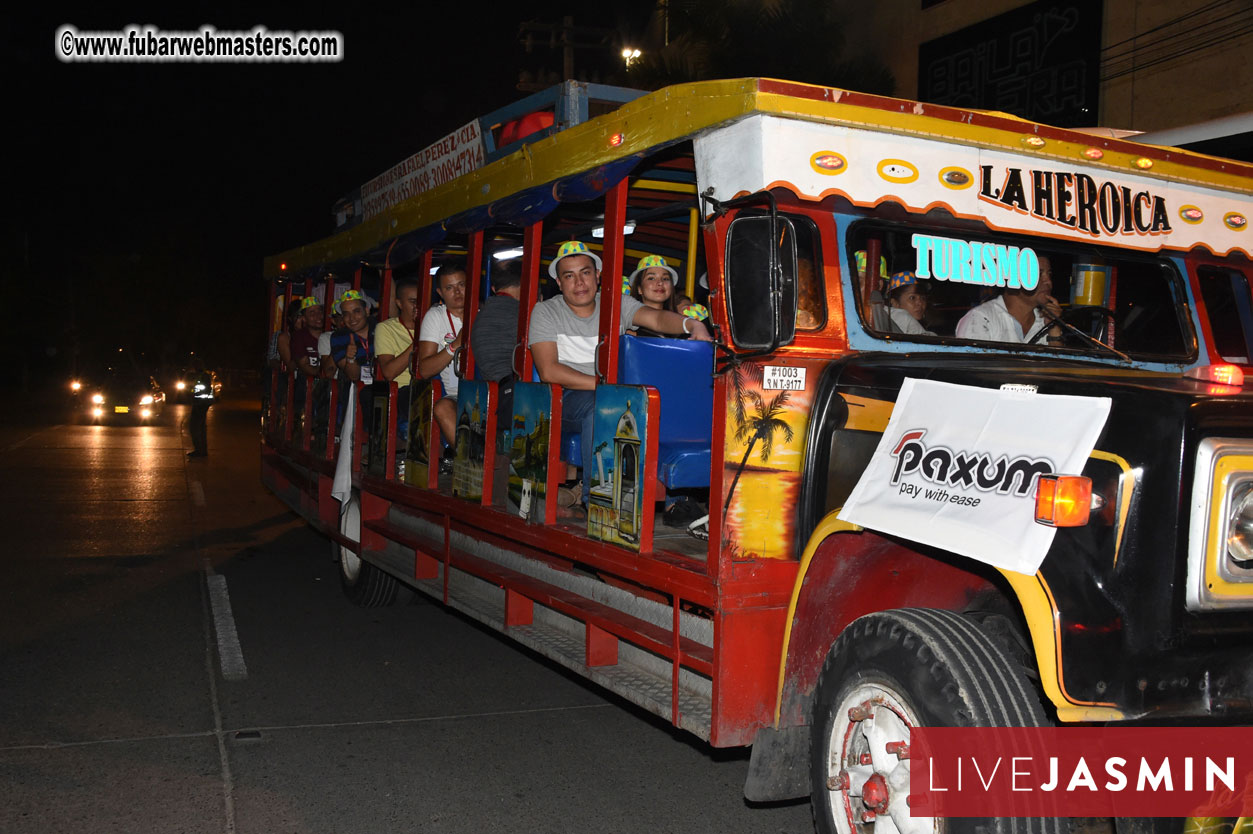 Chiva Party, City Bus Tour